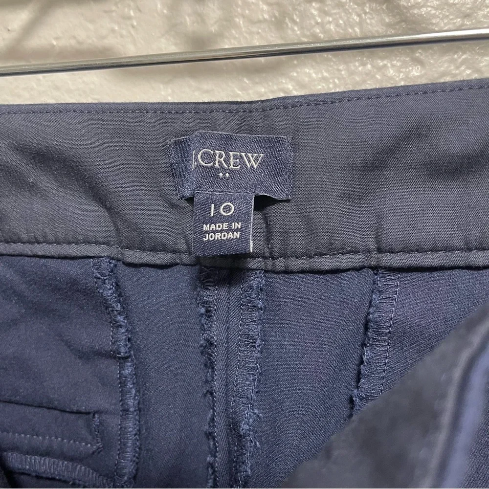 J.Crew Nautical Wide Leg Cropped Trouser Size 10